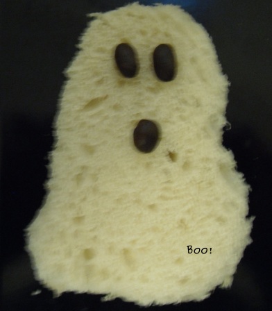Phot of scary white bread sandwich